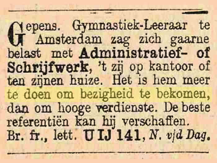 kranten vroeger oproepen