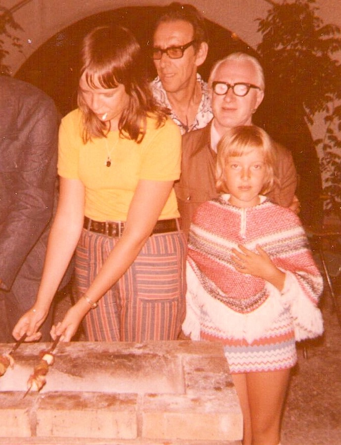 1972 Italie Riva Murialdo 2 1972, Riva, Italië, Ome Bep staat achter mij, Wilma links, daarachter mijn vader