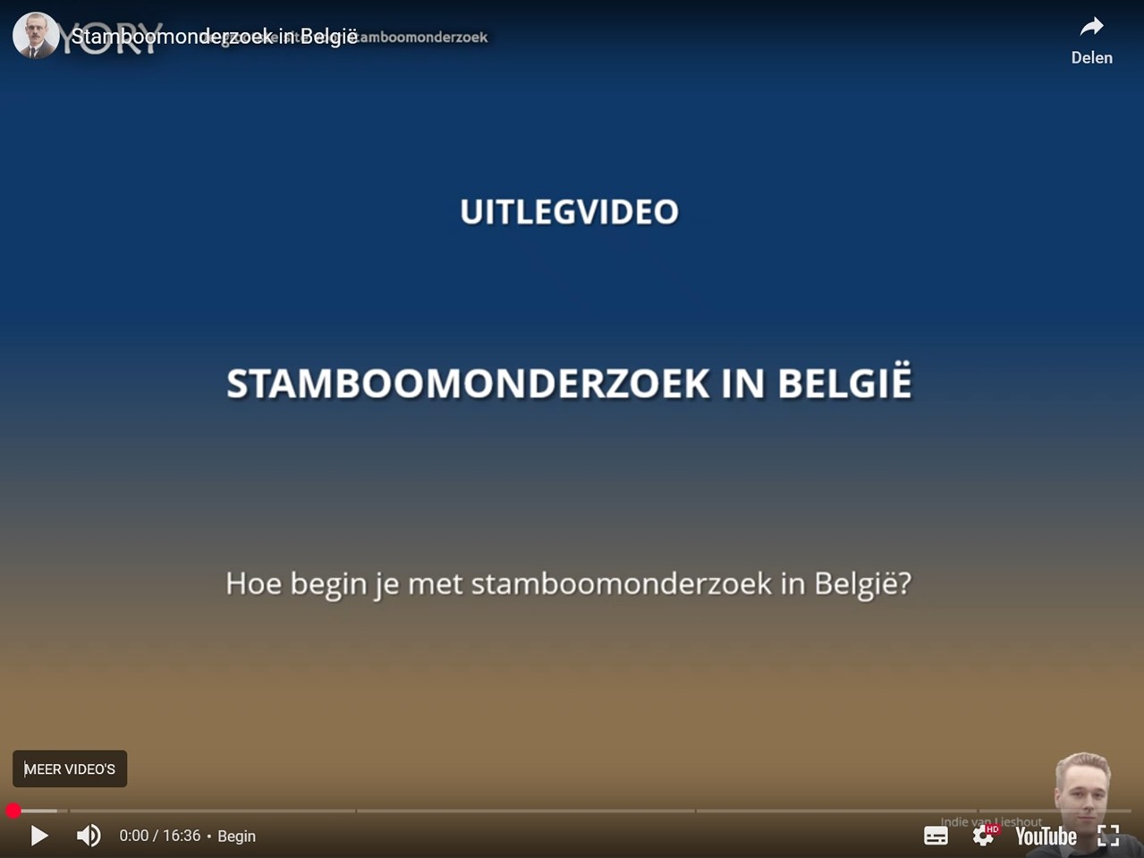 Uitlegvideo | Stamboomonderzoek in België