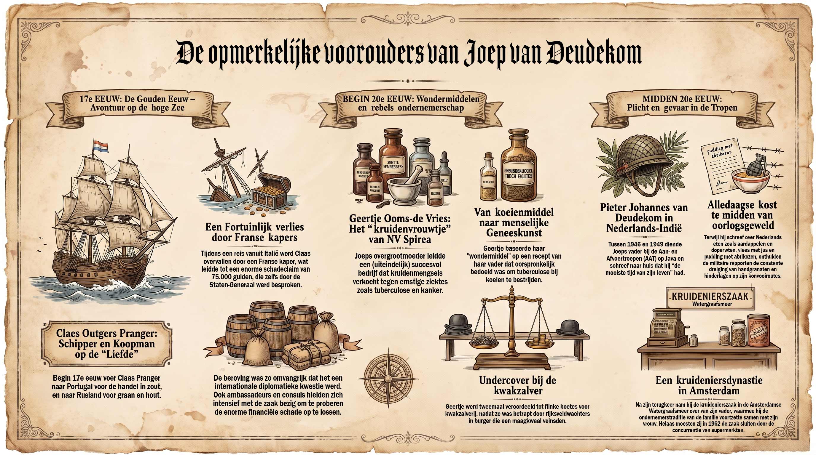 Verborgen Verleden voorouders van Joep van Deudekom