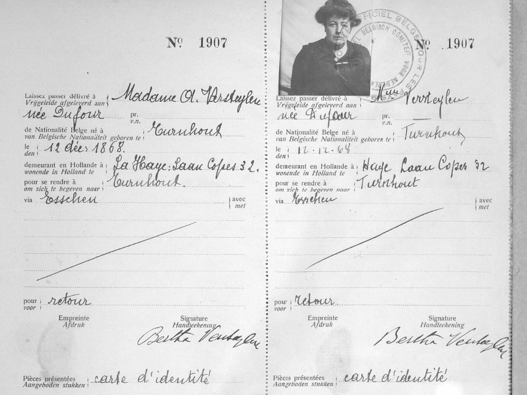 Vrijgeleiden van Belgische vluchtelingen in Nederland (met foto's)