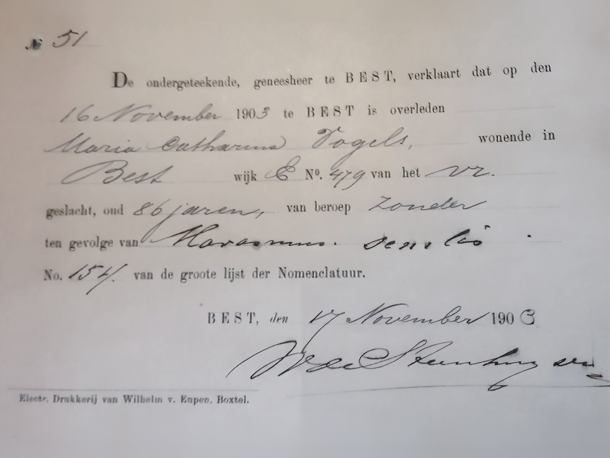 Hoe betrouwbaar is een historische doodsoorzaak?