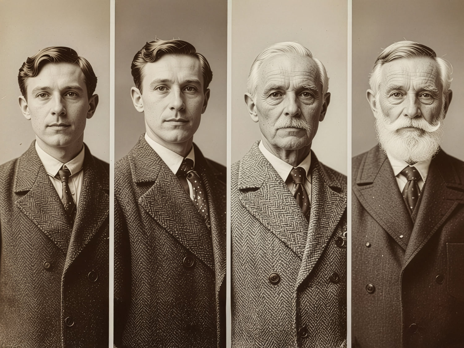 Een bijzondere bruidegom, vader, grootvader en overgrootvader in één persoon