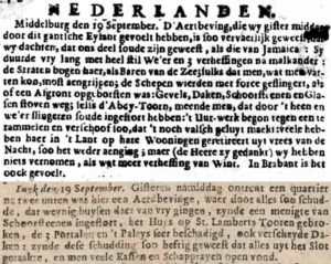 Oude krantenberichten op Yory