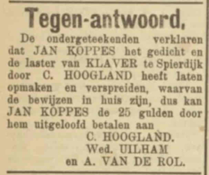 Berichten uit de oude kranten op Yory