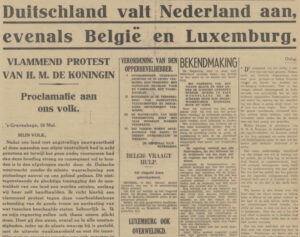 1940-05-10 PNBC - Hitler valt Nederland en omringende landen aan