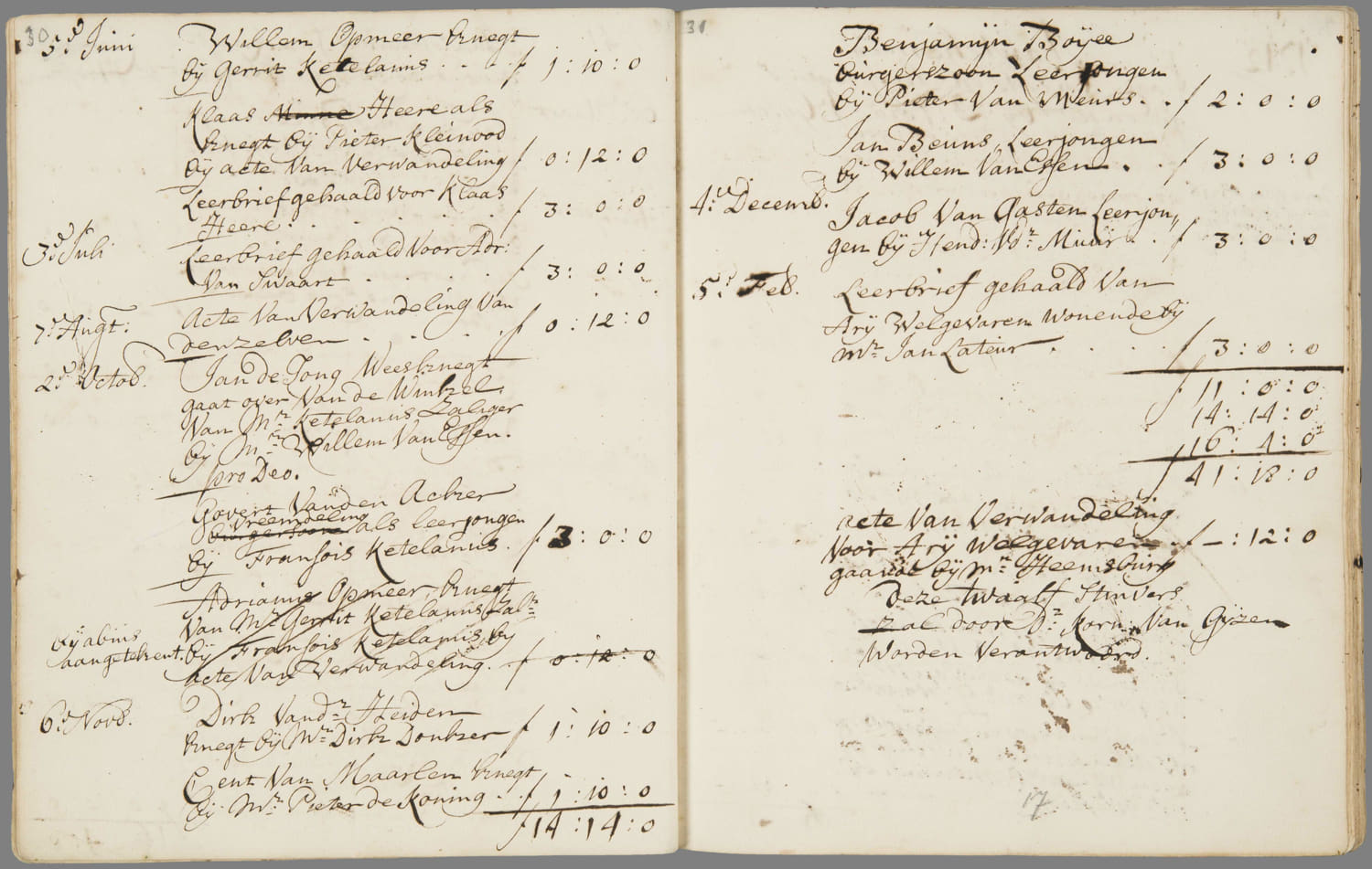 Leden van de chirurgijnsgilde in Delft (1701-1799)