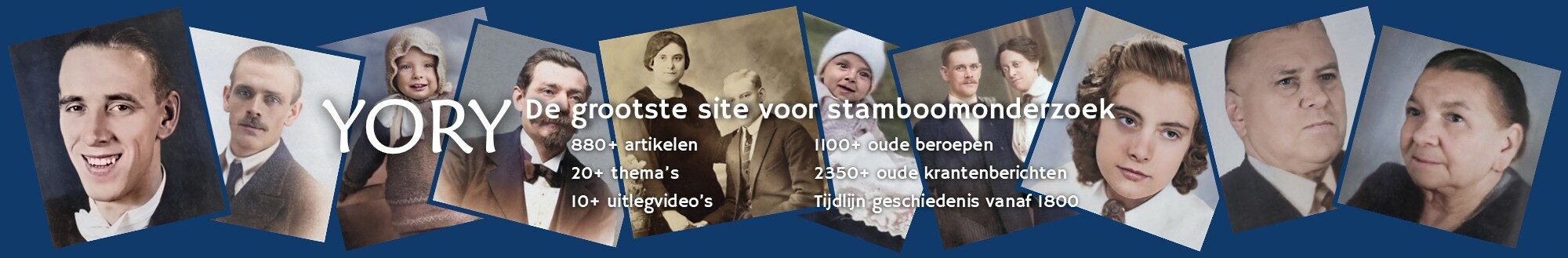 Yory | De grootste site voor stamboomonderzoek