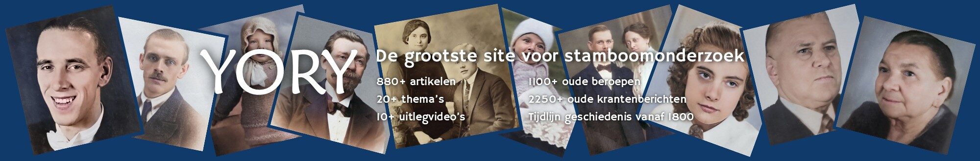 Yory | De grootste site voor stamboomonderzoek