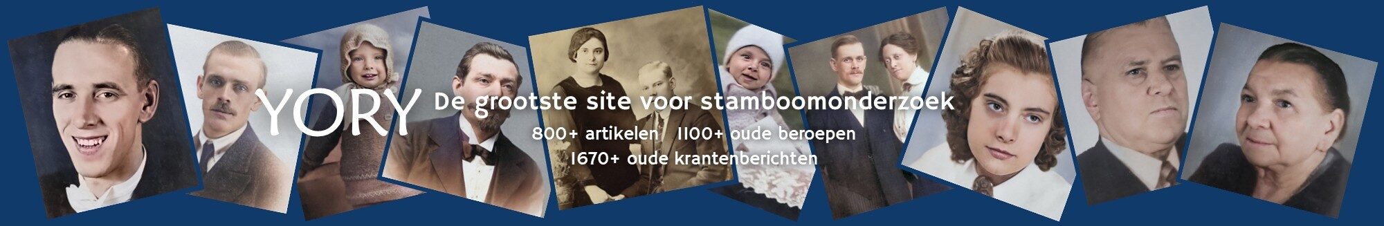 Yory | De grootste site voor stamboomonderzoek