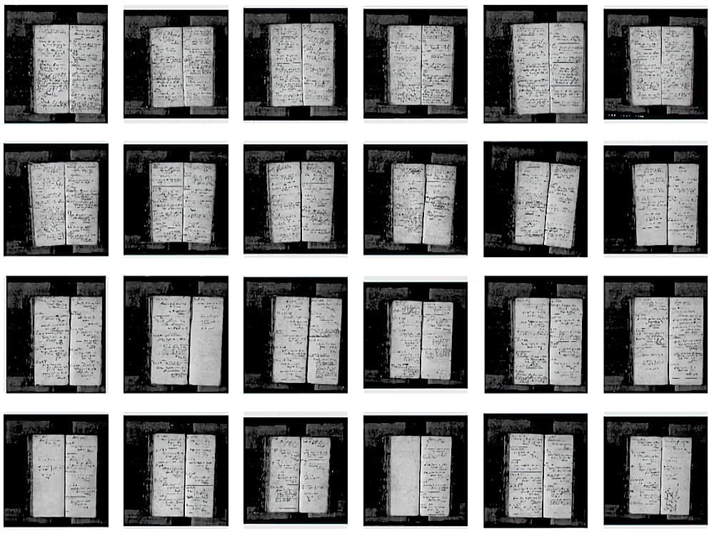 Voorbeeld van het bladeren door de DTB-boeken van Ermelo vanaf 1653