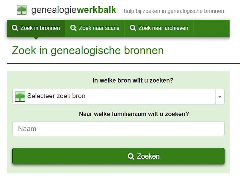 De Genealogie Werkbalk is een echte aanrader