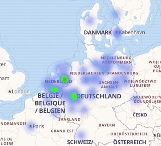 Spreiding van de achternaam DANNENBERG