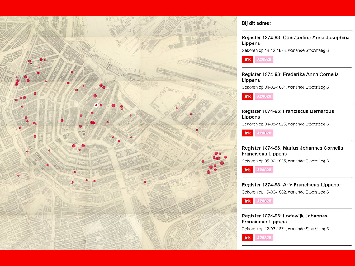 Aan het juiste adres, bron van het Stadsarchief Amsterdam