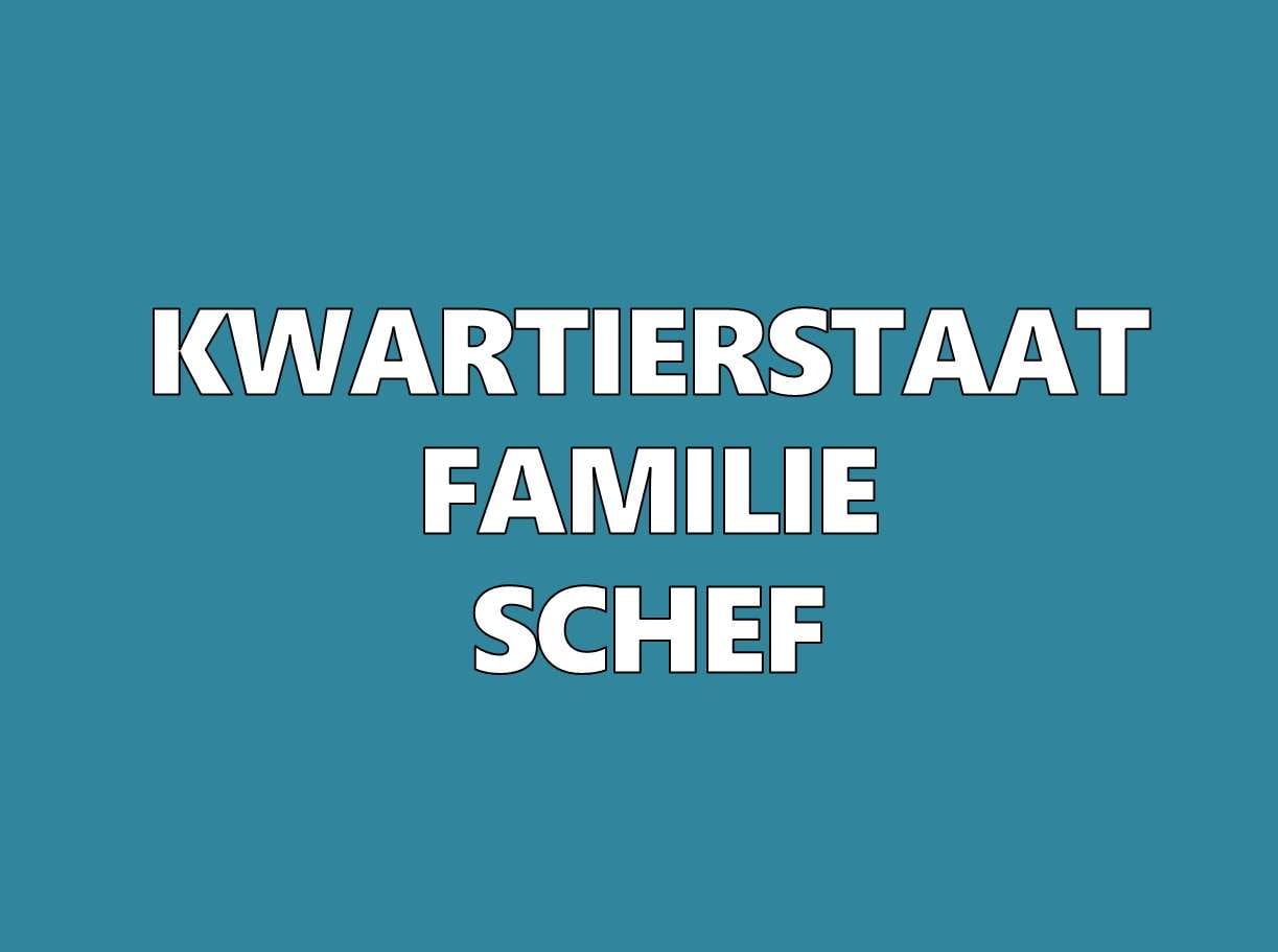 Kwartierstaat Schef