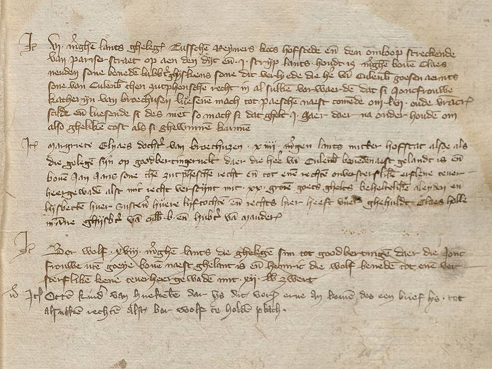 Leenregisters inzien vanaf de 14e eeuw