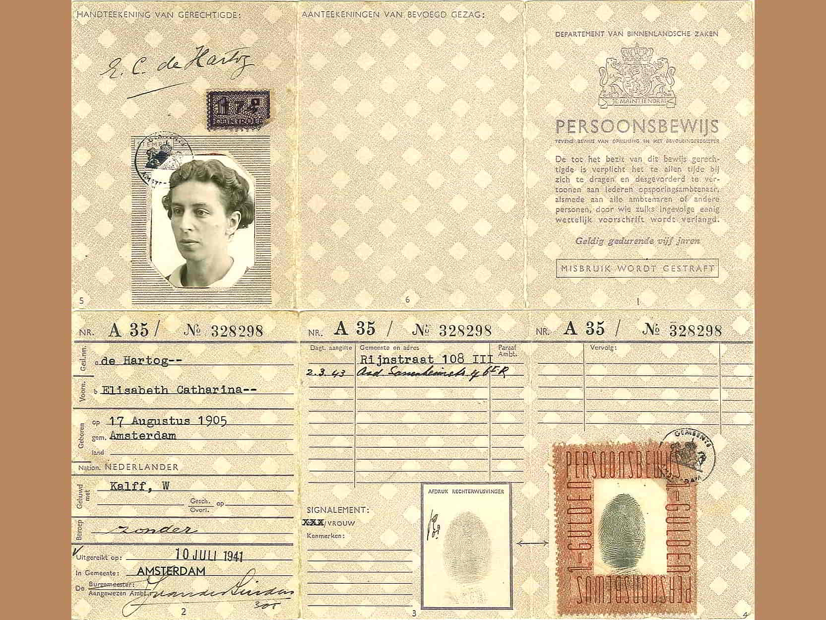 Persoonsbewijzen van je voorouders terugvinden