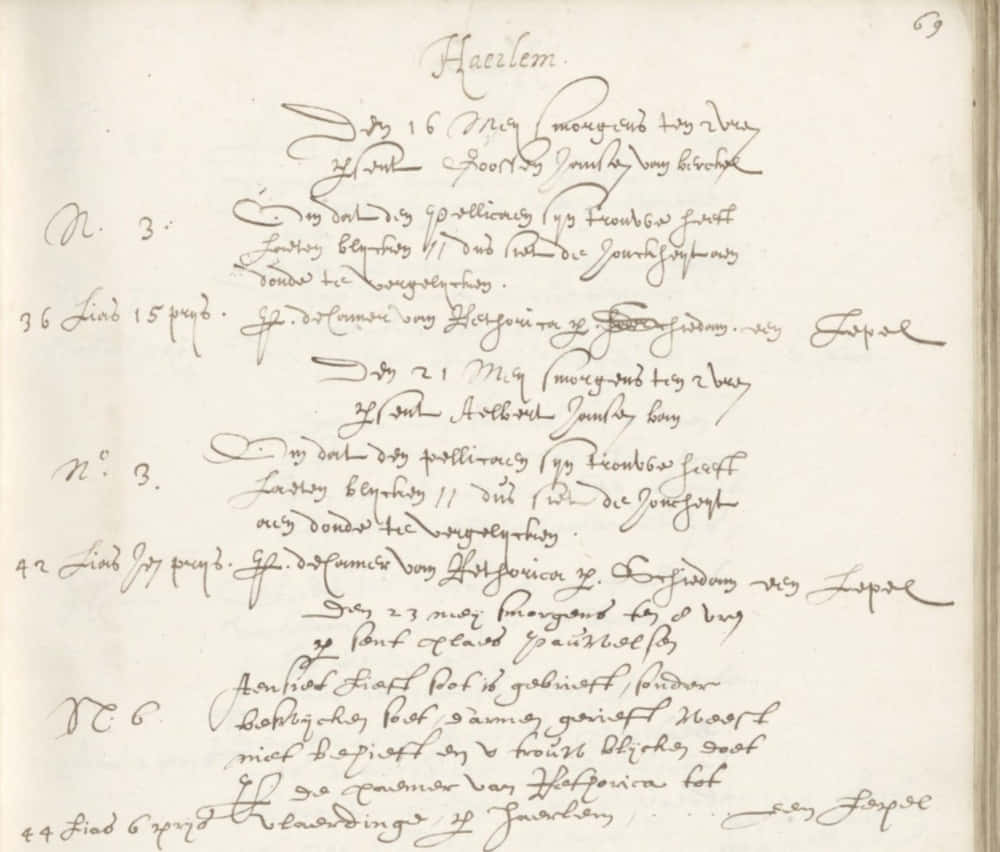 Prijswinnaars van de Haarlemse loterij (1607)