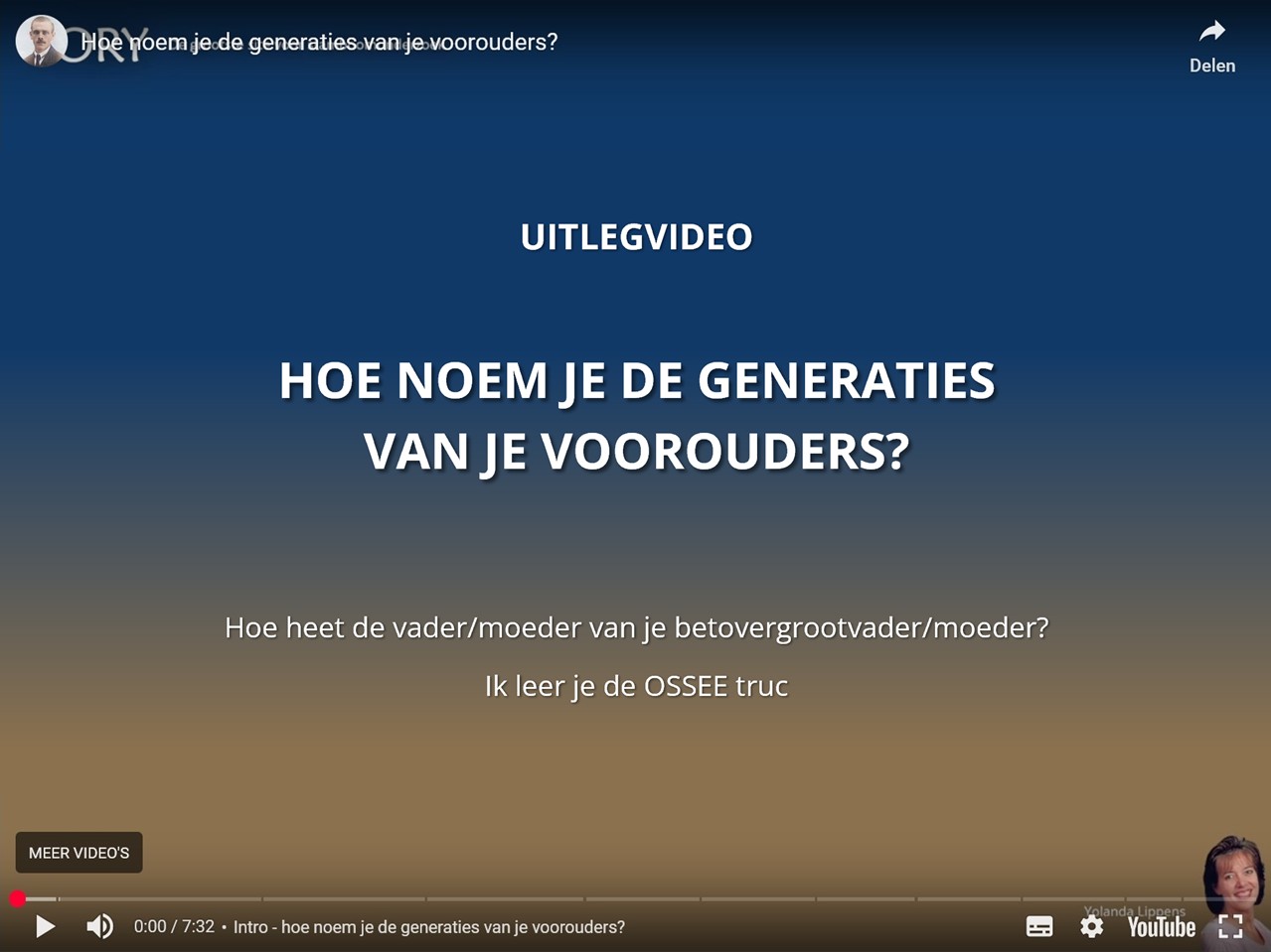 Uitlegvideo | Hoe noem je de generaties van je voorouders?