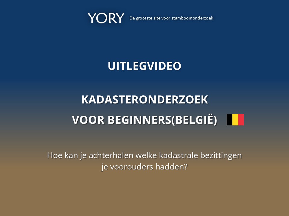 Uitlegvideo | Kadasteronderzoek voor beginners (België)