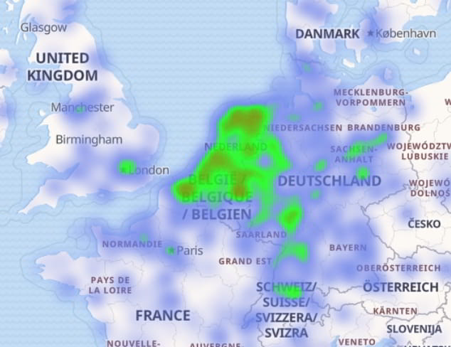 Spreiding van de voornaam ANDRIES