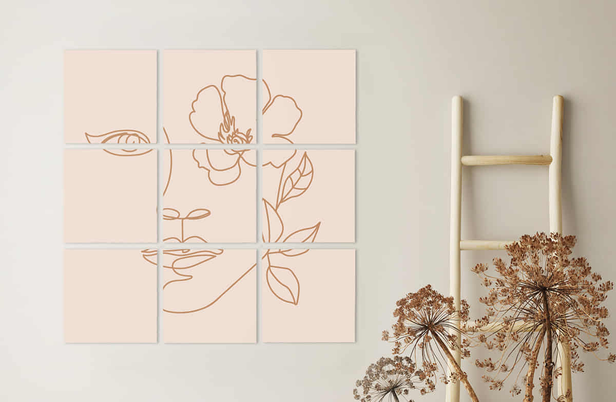 Mijn familiefoto's hangen vol in het zicht aan mijn muur!